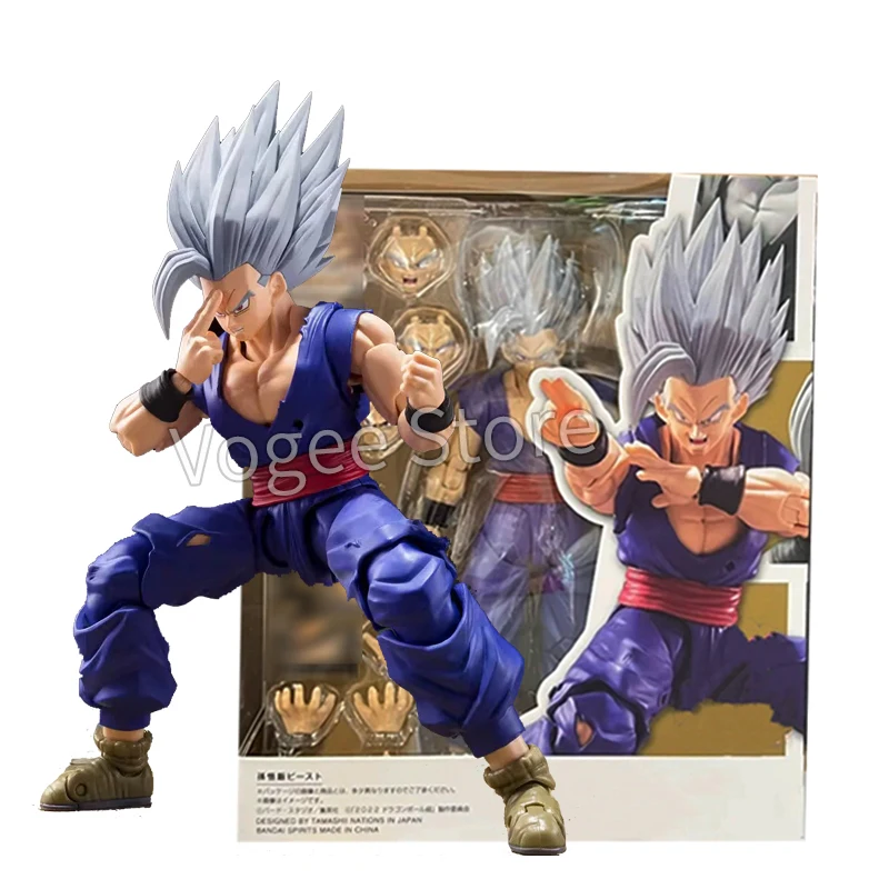 

Shf Dragon Ball Son Gohan Beast Action Figure PVC Movable Collection Doll Anime 17cm Super Saiyan Gohan Figurine Model Toys Gift