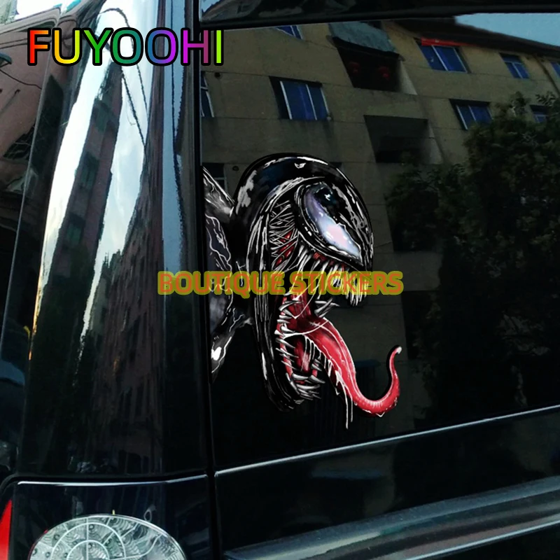 FUYOOHI Beautiful Stickers Funny Venom Make Your Car Stand Out with Creative Car Sticker Motorcycle Waterproof Decal