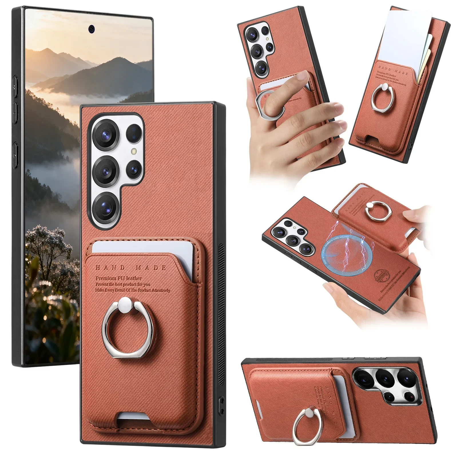 Für Samsung S26 Ultra S25 Rand S24 S23 S22 Plus S21 FE Telefon Fall Abnehmbare Leder Galaxy A17 A07 A06 A56 A36 A26 A16 A06 4G – Detail 15