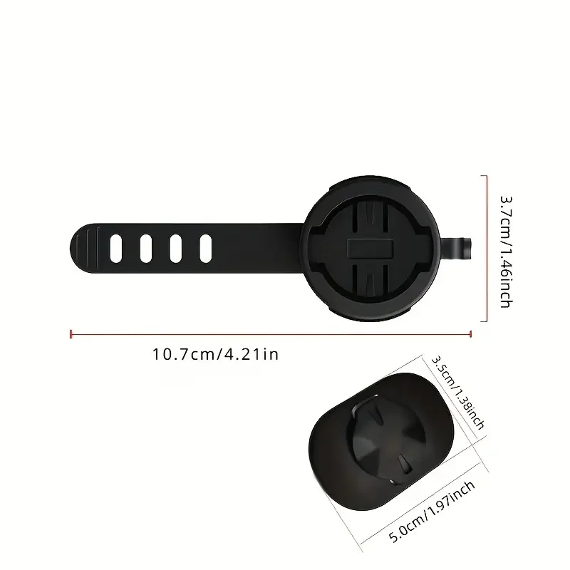 1 Piece TPU Silicone Wrist Strap Easy To Install, Suitable For Garmin And Smartphones Durable Roof Mounted Bicycle Stand