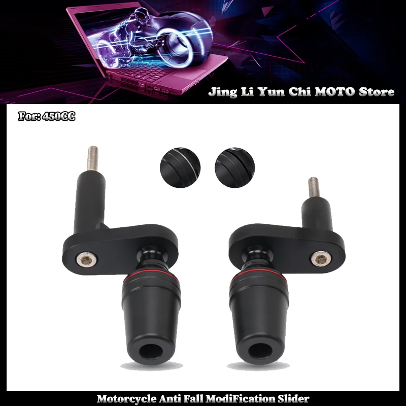 

Motorcycle Falling Protection Frame Slider Fairing Guard Crash Pad Protector Fit For QJMOTO 450CC