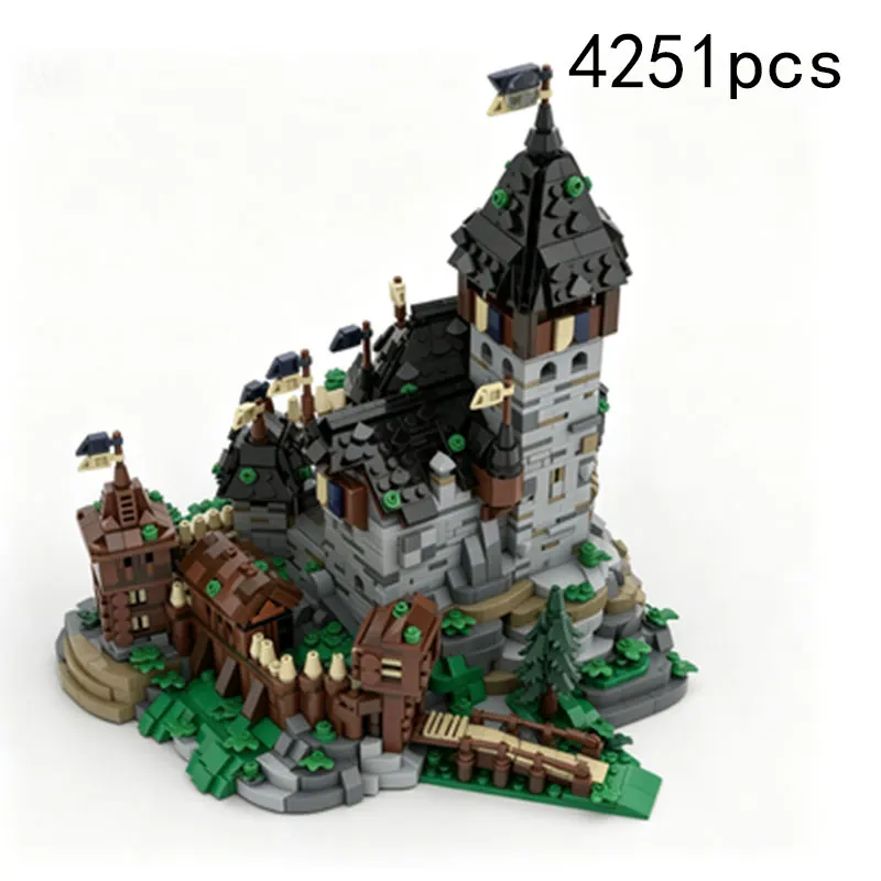 

MOC 4251pcs Small Particle Building Blocks Medieval Castle Building Model Toy Gift