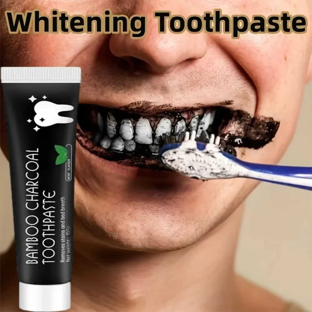 Bamboo Charcoal Toothpaste Whitening Teeth Activated carbon Removing Yellow Teeth Cleaning Tooth Stain Oral Fresh Tooth Care