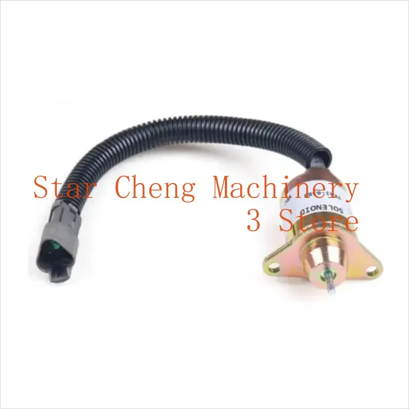 

Higher Quality for Thermo King TK TK416383 416383 416-38341-6383 Solenoid Fuel Stop Shut-Off 12V Excavator Parts