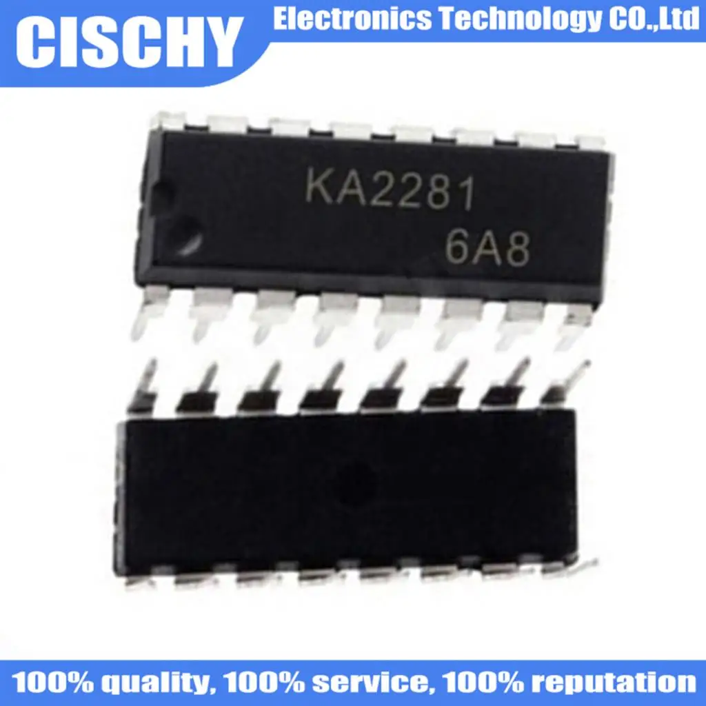 10PCS/lot KA2281 DIP16 2281 DIP-16 In Stock