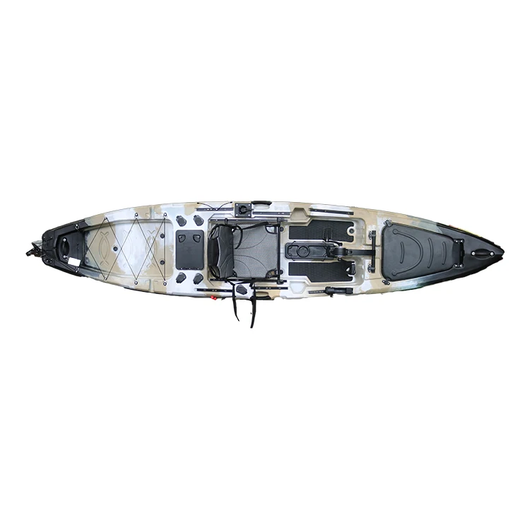 Pesca Surf Crociera Rotomolded Lldpe Pesca Gonfiabile Pedale Drive Kayak