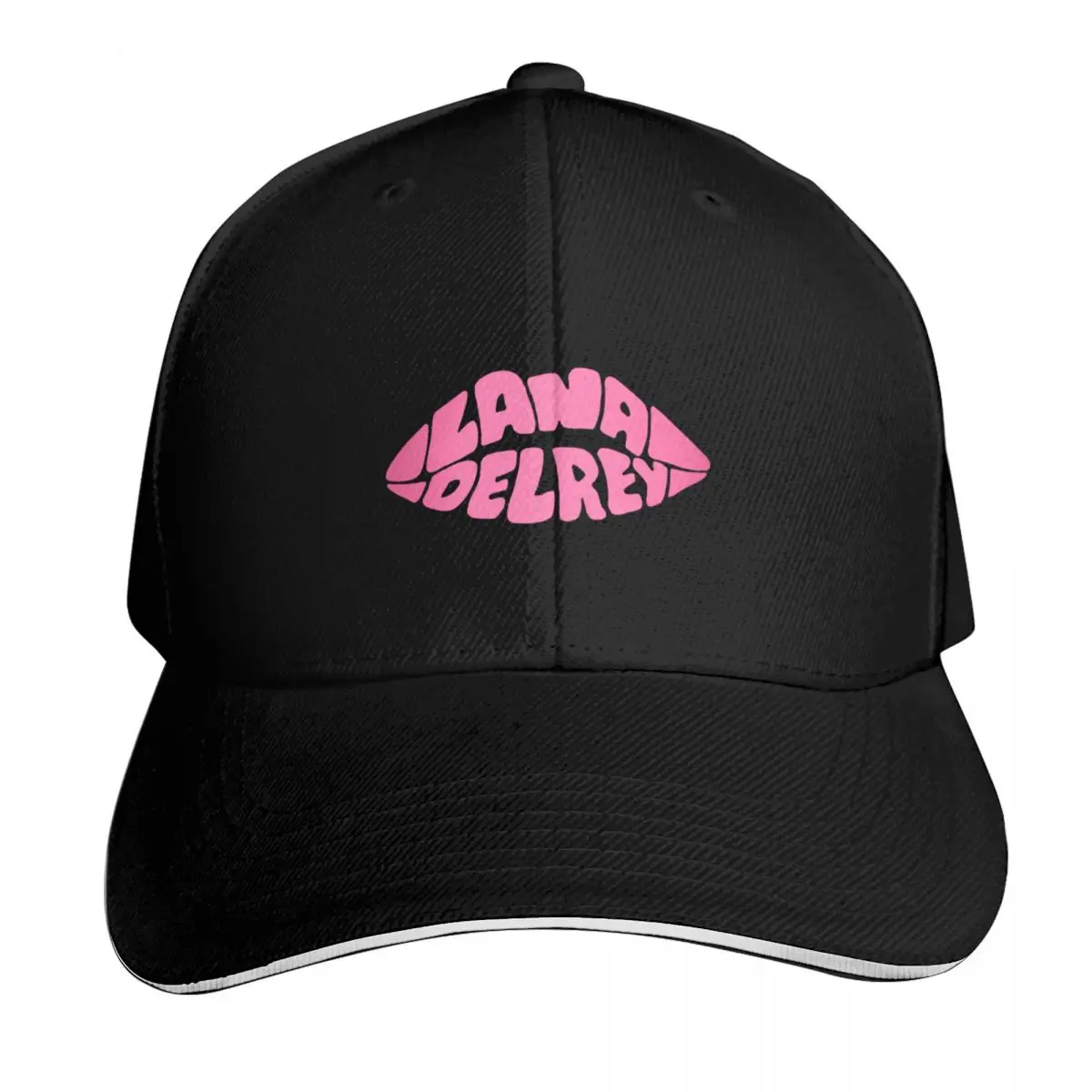 Lana Del rey inspired lips pink Baseball Cap Low Profile Unstructured Unisex for Men Women Outdoor Golf Running Hiking