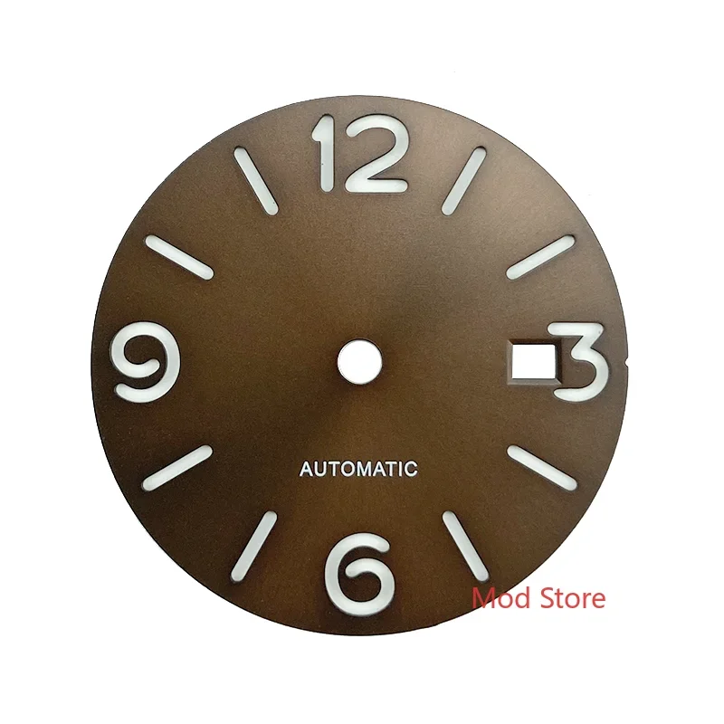 31.5mm Black/Blue/Brown Sandwich Sterile Watch Dial Wristwatch Plate Fit ETA2824 Miyota8215/8205 DG2813 Mov\'t Green Lume