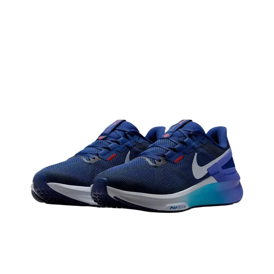 

Nike Zoom Structure 25 Comfortable and fashionable skin-friendly soft mesh low-cut running shoes men's dark blue