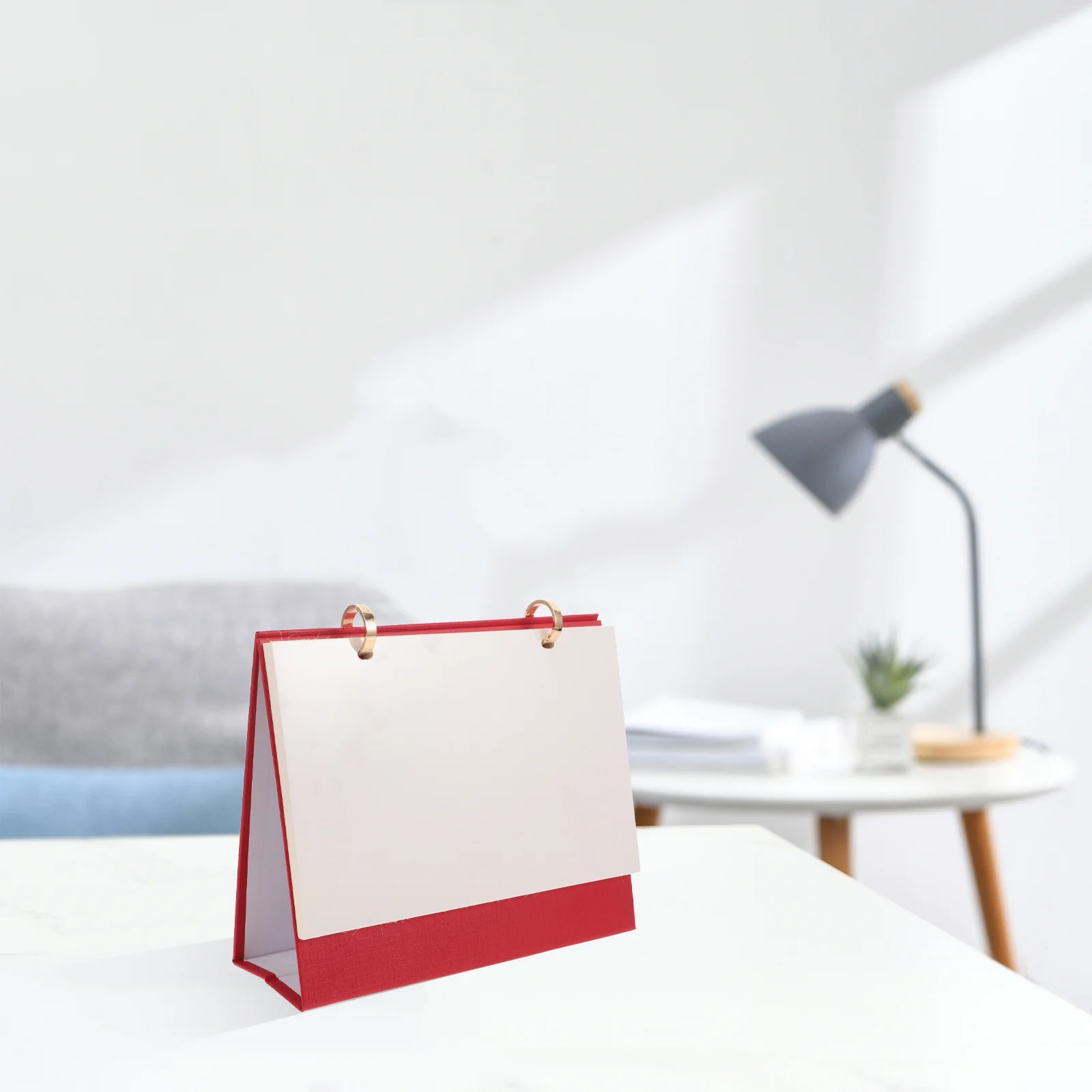Blank Desk Calendar Paper Heat Transfer Printing DIY Standing Memo Photo Display Desktop Office Home Blank Calendar