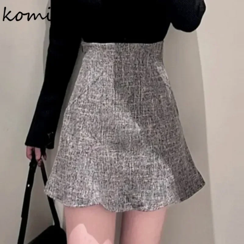 Japan Style Mermaid Women 2025 Faldas New High Waist A-line Ropa Mujer Plaid Skirt Sweet Mini Skirts Fashion England Falda