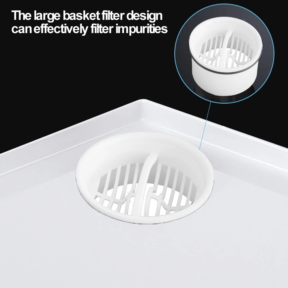 

For 6960 6963 6961 6962 Bathroom Floor Drain Valve Drain Filter Accessories Replacement Shower Drain Tube Hair Filter Basket