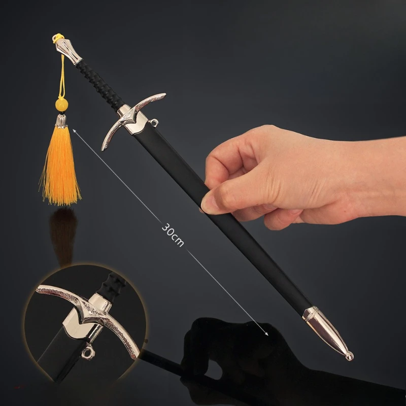 30 cm/11.81in Film en TV Randapparatuur Gandalf Vijand Zwaard Met Schede Zwaard Wapen Model Cosplay Prop BoysToy Desktop decoratie