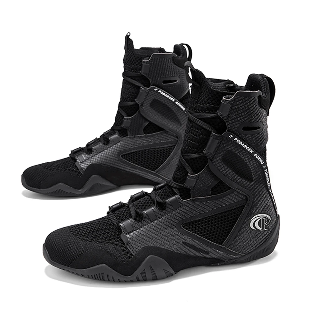 Men Boxing Shoes Professional Breathable Fighting Wrestling Shoes Equipment Non-Slip Brand Gym Training Top Quality Boxing Boots