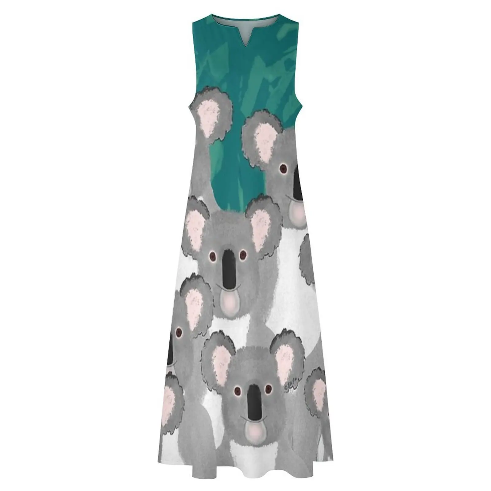 Koalas vestido largo vestidos para mujer 2025 ropa de mujer vestidos de cóctel vestido de mujer elegante de lujo