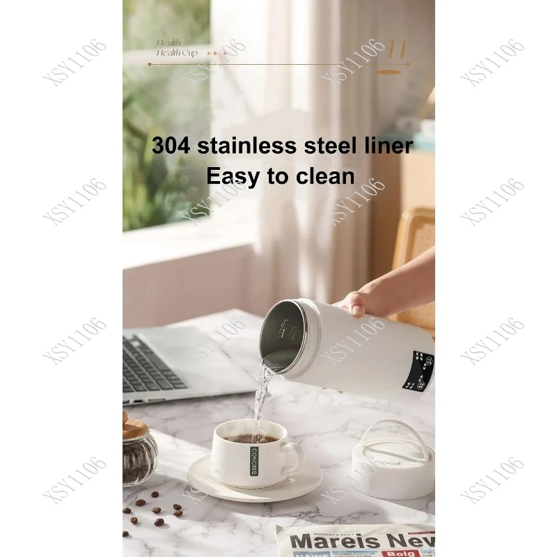 

Многофункциональная электрическая чашка-мультиварка 800 мл - дорожный чайник для кипячения воды из стали 304, чашка для здорового питания, с национальной стандартной вилкой