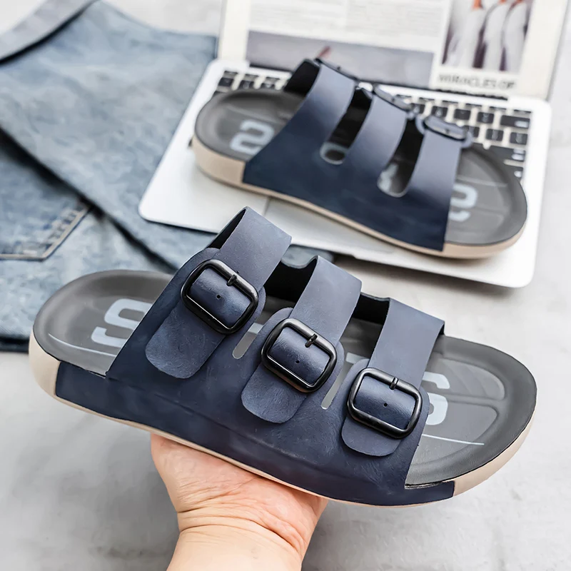 Sandali e pantofole da spiaggia casual da esterno di grandi dimensioni da uomo