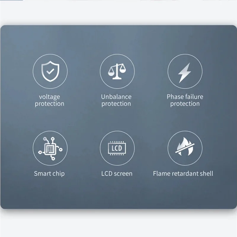 TOMZN 전압 보호기 과전압 보호기 보호 계전기 아래의 3상 시퀀스 보호기