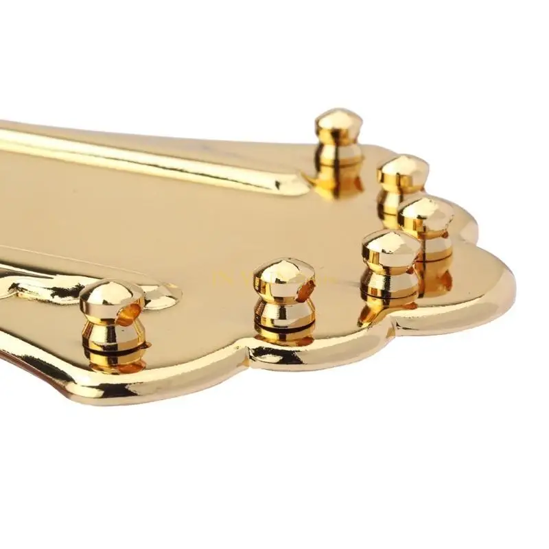 M5TC Guitar Metal Trapeze Tailpiece com parafusos montagem para guitarras elétricas Archtop