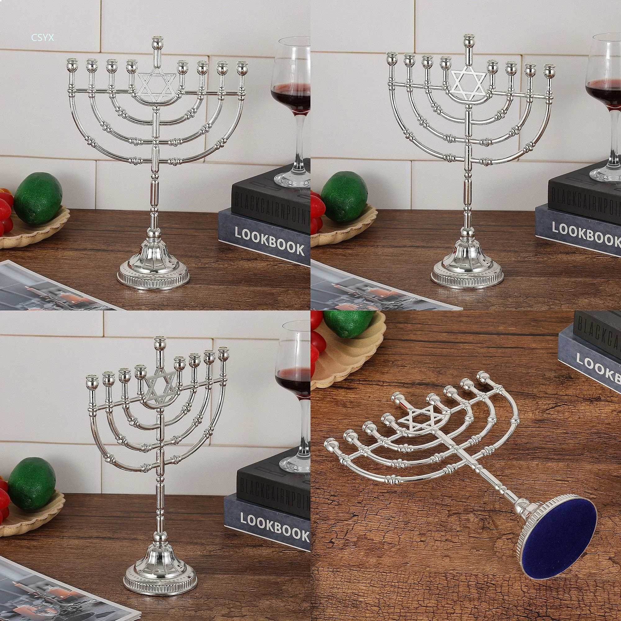 Nordic Romantic Candlelight Dinner Decor Modern Minimalist Luxury Candle Holder Table Centerpiece Home
