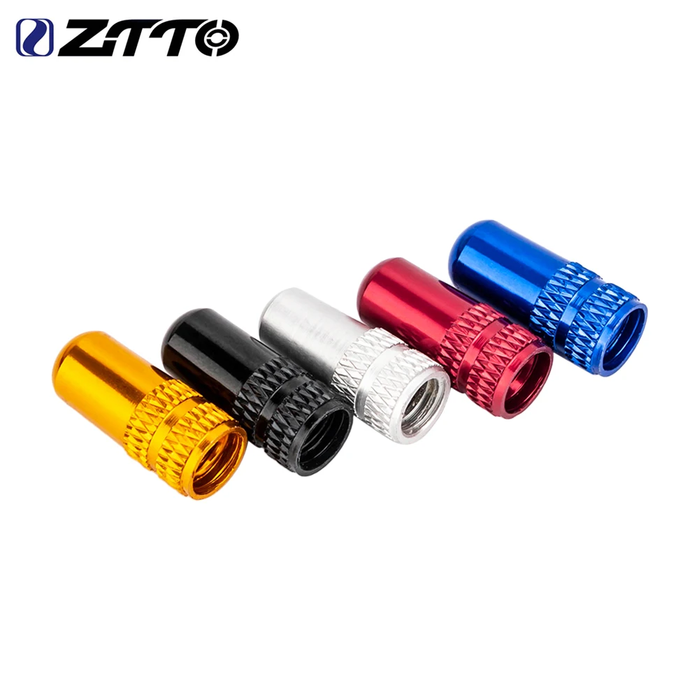 ZTTO Bicycle Presta Valve Caps MTB Road Bike French Tyre F/V Inner Tube Tire Valve Dustproof Covers Aluminum Alloy Bicycle Parts