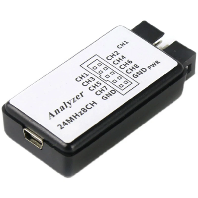USB Logic Analyzer 24MHz 8 Channel 24M/seconds Logic Analyzer Debugger For ARM FPGA Logic Analyzer Logic 24M 8CH — zdjęcie 4