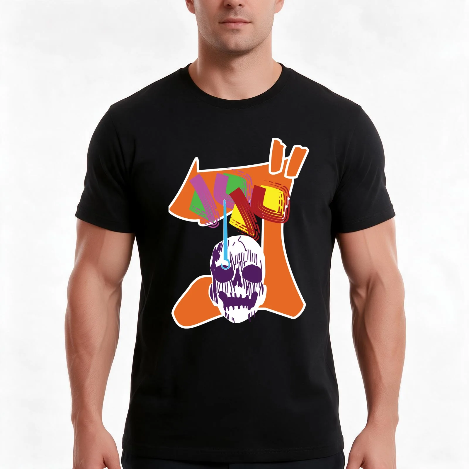 Torture Dance T-Shirt Summer Casual Cotton Tee Oversized Streetwear Tops Vintage Graphic Print Loose Fit Short Sleeve