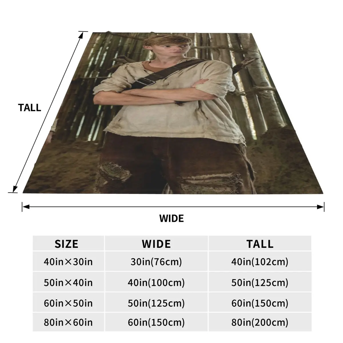 The Maze Runner Blankets Newt Super Soft Novelty Plush Throw Blanket For Bedroom Picnic Flannel Bedspread Bed Cover