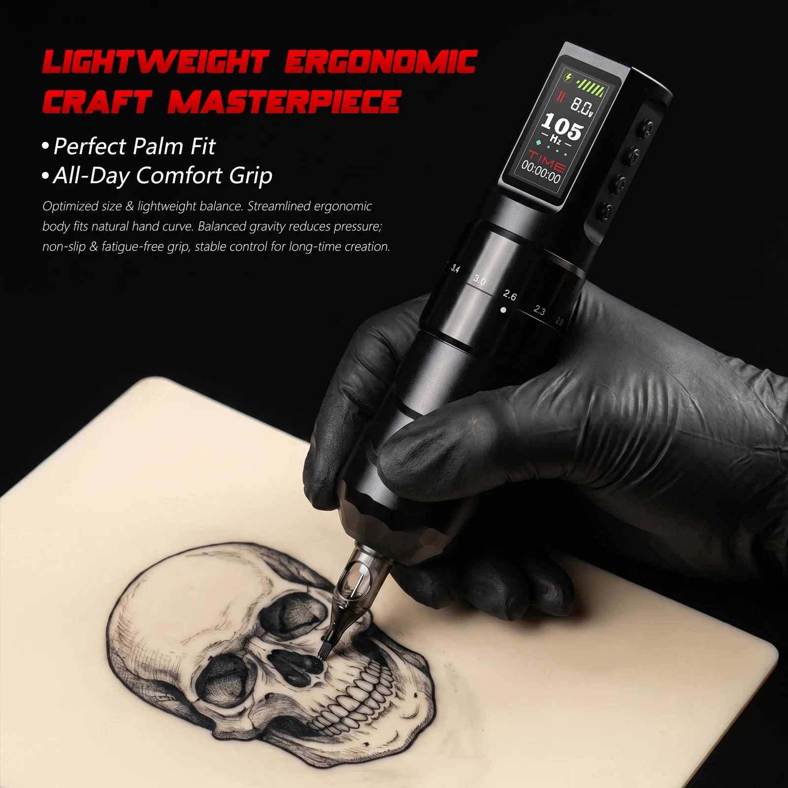 XNET Fist 370 Wireless Tattoo Machine 1600mAh