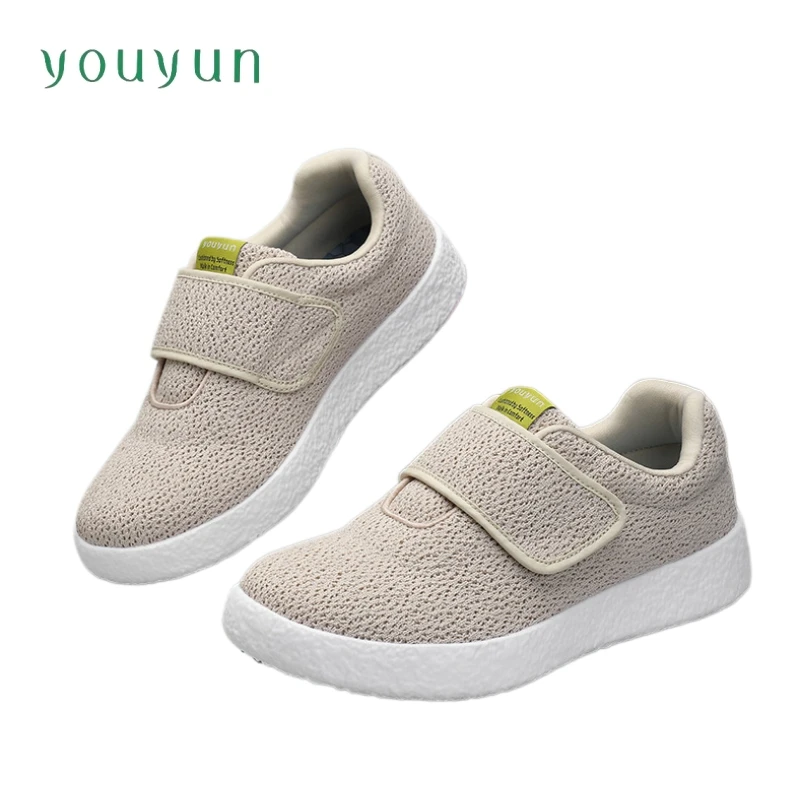 

Youyun comfortable diabetic shoes for women extra wide adjustable walking sneakers mothers casual shoes non slip lightweight