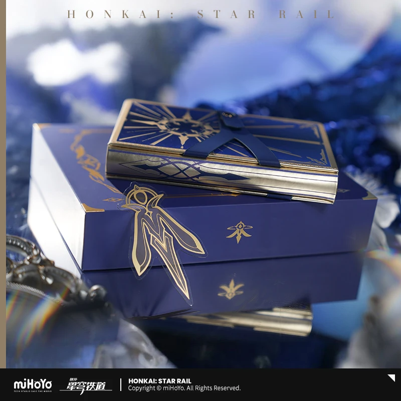 Pre-ขาย MiHoYo อย่างเป็นทางการวันอาทิตย์ชุดโน้ตบุ๊คของแท้ Honkai Star Rail ไดอารี่โน้ตบุ๊คคอสเพลย์อุปกรณ์เสริมพัดลมคอลเลกชันของขวัญ