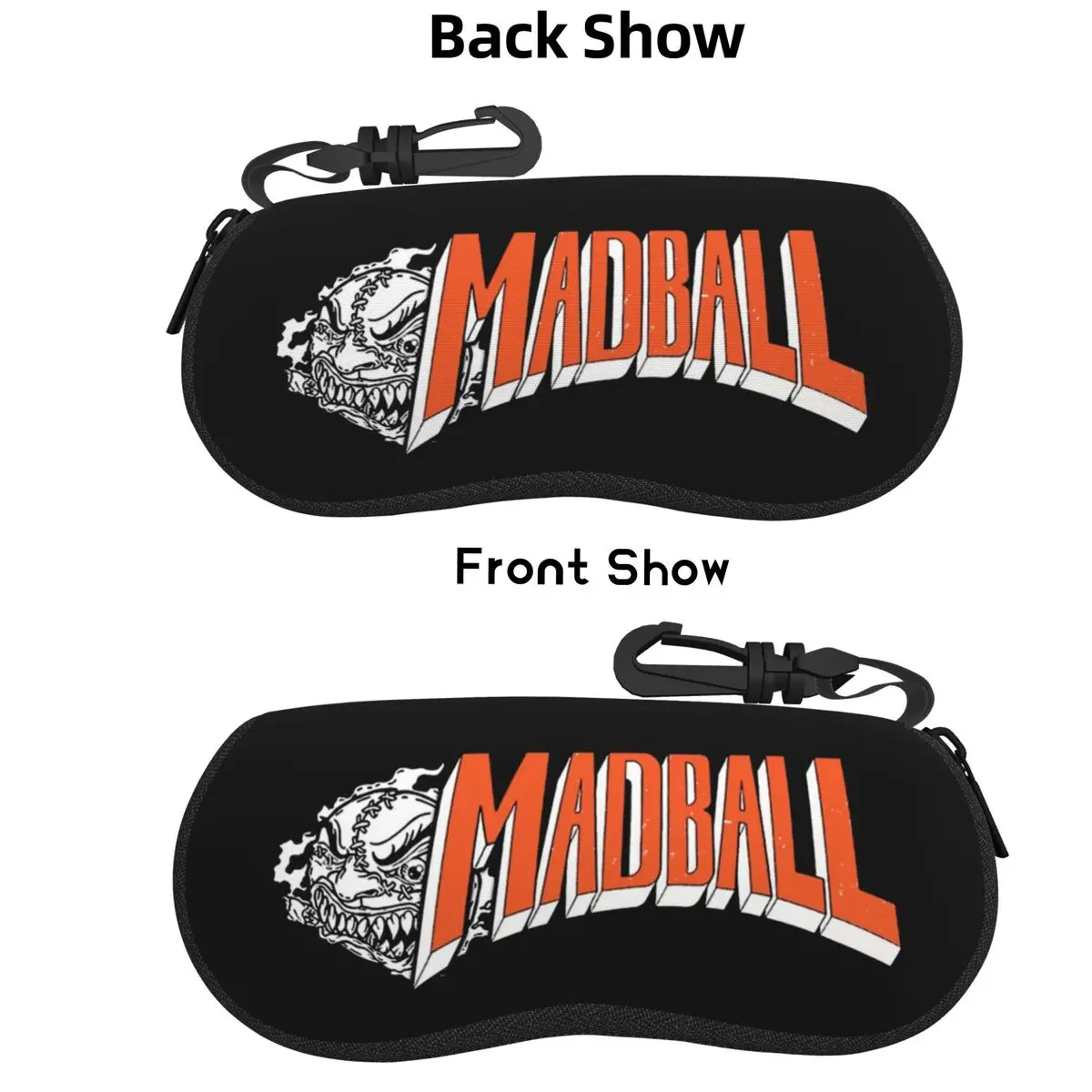 

Наклейка Madball, чехол для очков, защитная коробка для солнцезащитных очков, женская и мужская мягкая сумка для очков