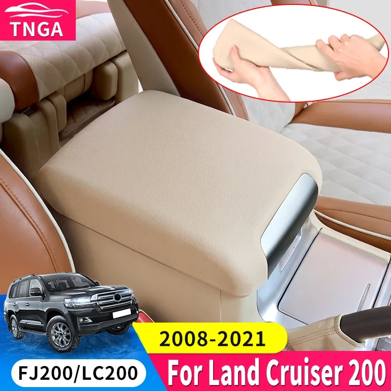 

For Toyota 2008-2021 Land Cruiser LC200 200 Center Console Armrest Box Cover Non Slip Dust Proof Protection Interior Accessories