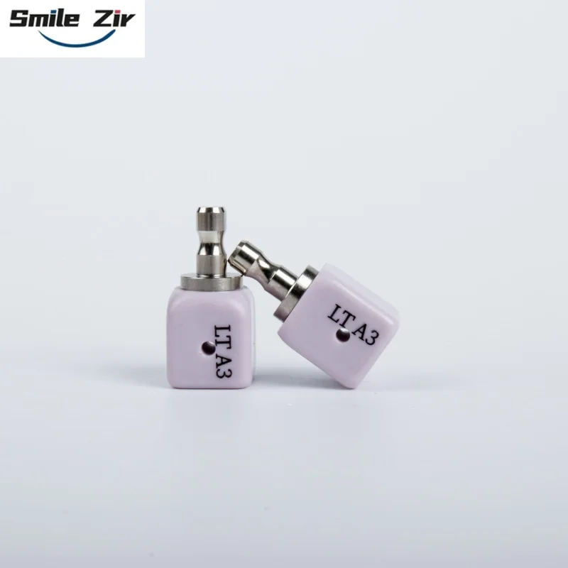 Compatitable CEREC Blocks - Implant Lithium Disilicate A16 (L) Glass Ceramics A16 With Hole Ceramic Cubes Sirona CAD/CAM Milling