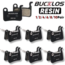 BUCKLOS pastilla de freno de disco de resina para SHIMANO A01S, pastillas de freno hidráulico resistentes al desgaste para MTB, piezas de ciclismo M06 M07