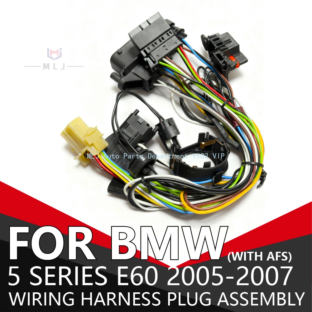 

For BMW 5 Series E60 (2005-2007) Internal connector wiring harness assembly for headlights with AFS function