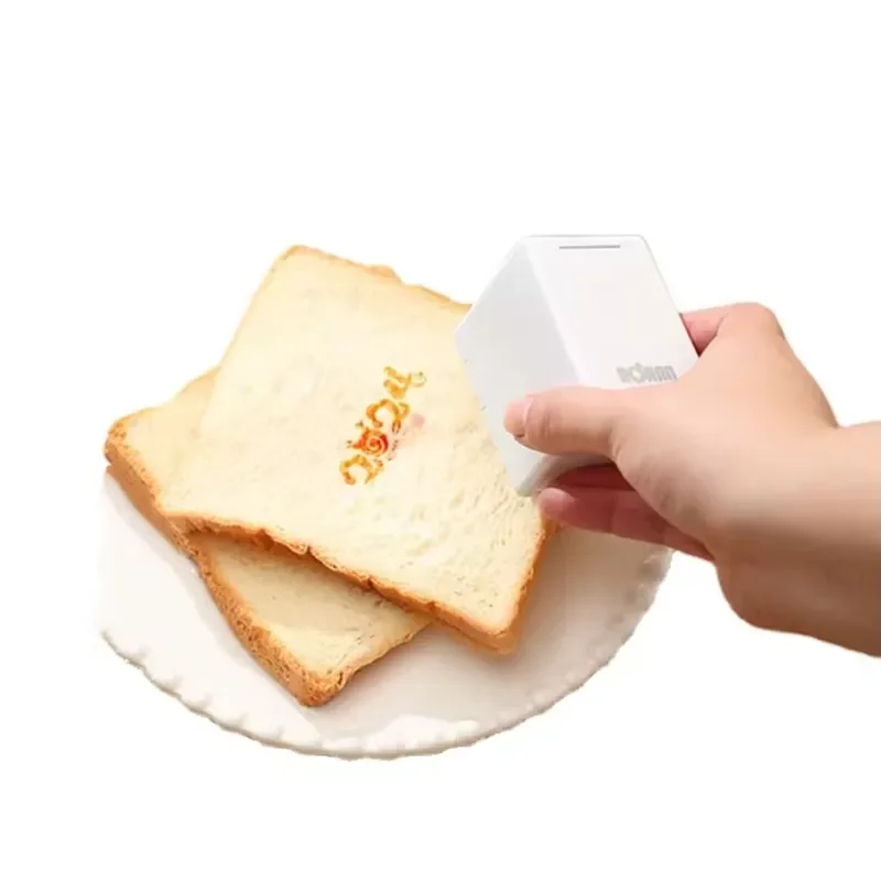 Yaomatec Food Printer for Edible Ink Mini Portable Colorful Inkjet Printer Wireless Full Color Coffee Printer