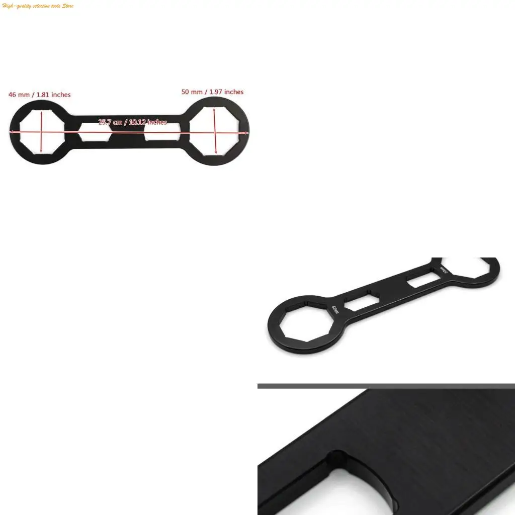 203F 1.8in/2in Fork Cap Wrench Motorcycle Suspension Tool Front Shock Absorbers Remover Installaer Repair Fits for CRF250R