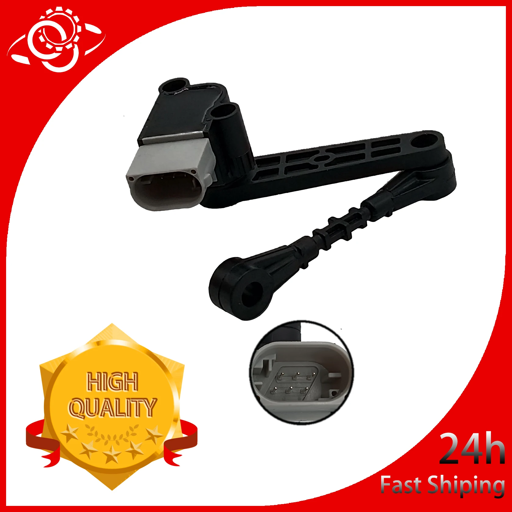 Front Left Air Suspension Height Sensor LR023649 Compatible With Land Rover Range Rover L322 2010-2012 AH32-3C097-CD LR014585