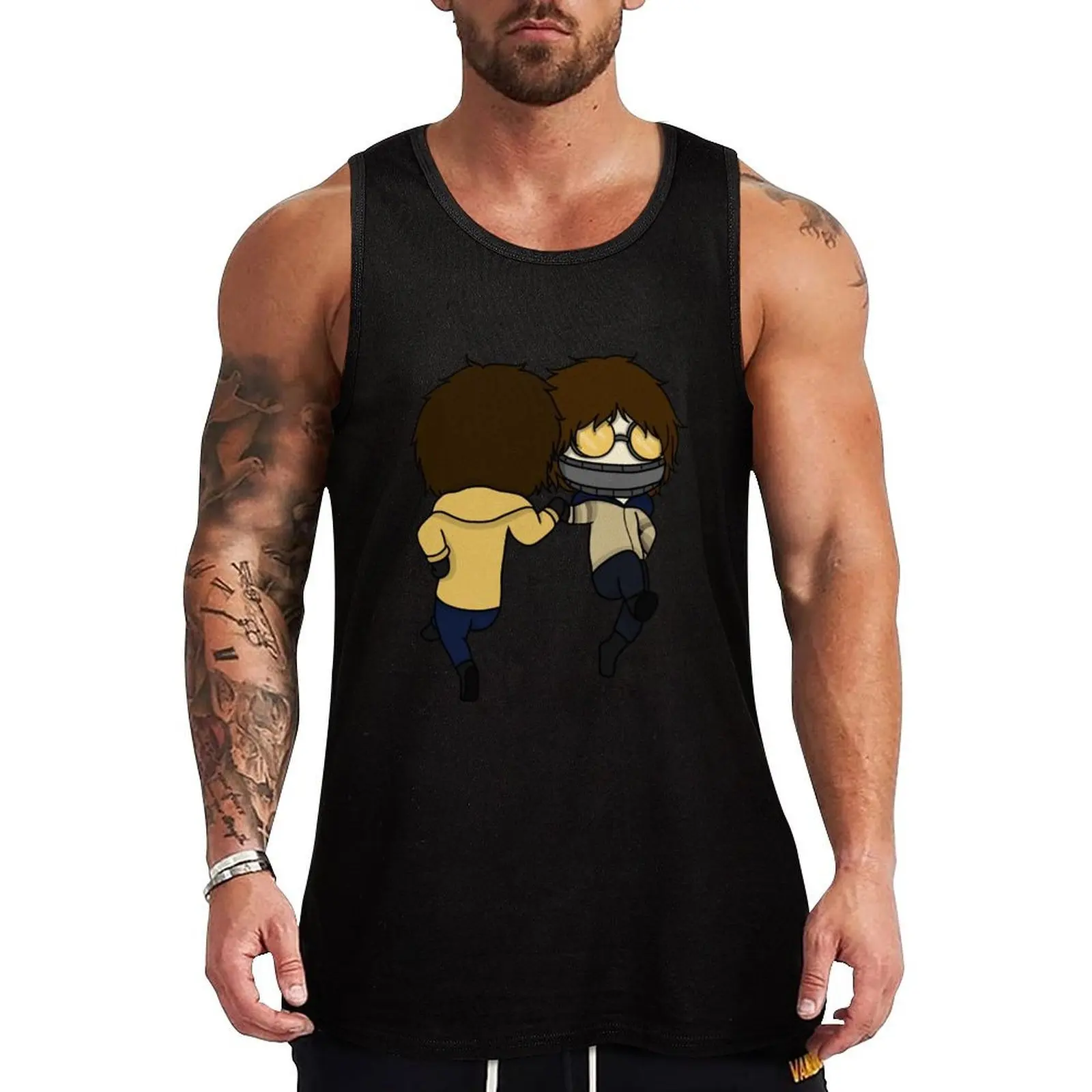 

creepypasta proxy dance 2 Tank Top Graphic Print Tank Top Casual Sleeveless Novelty Shirt