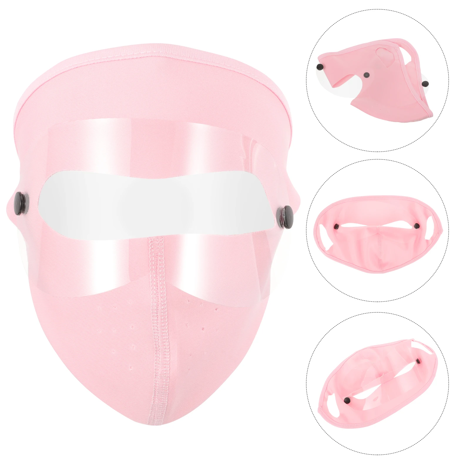 

1pcs Sun Protection Face Mask Uv Protective Breathable Washable Dust Proof Cooling Ice Cover For Women Summer Cycling