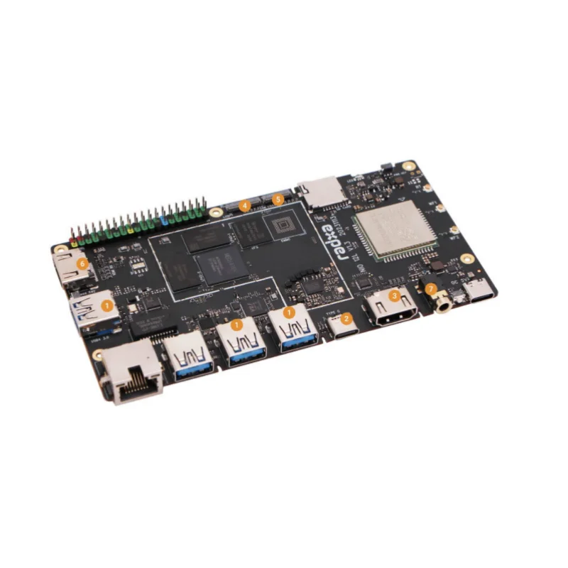 

Radax NIO 12L Development Board MTK Genio1200 8-core CPU Wifi6 MediaTek MT8395