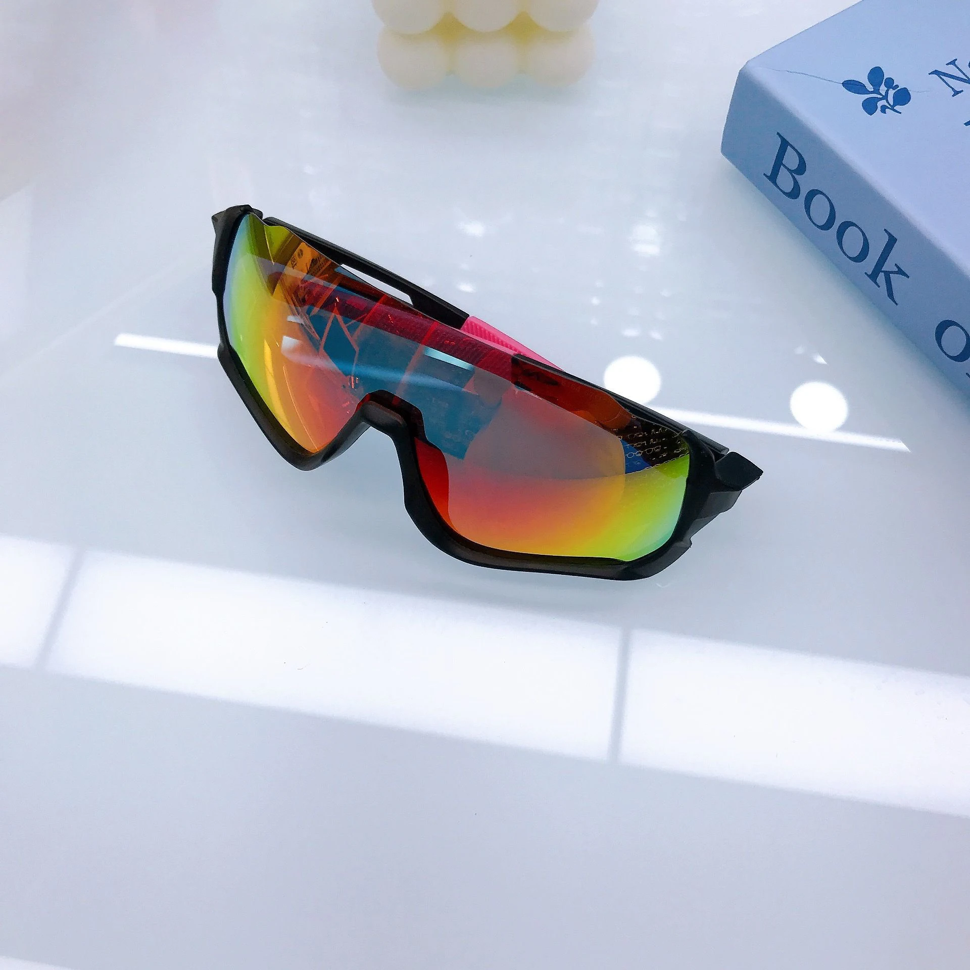 نظارات شمسية كاجوال وشخصية بإطار كبير لعام 2025، نظارات ركوب الدراجات للأطفال، أولاد الطيار الرائع، طفل للفتيات #3