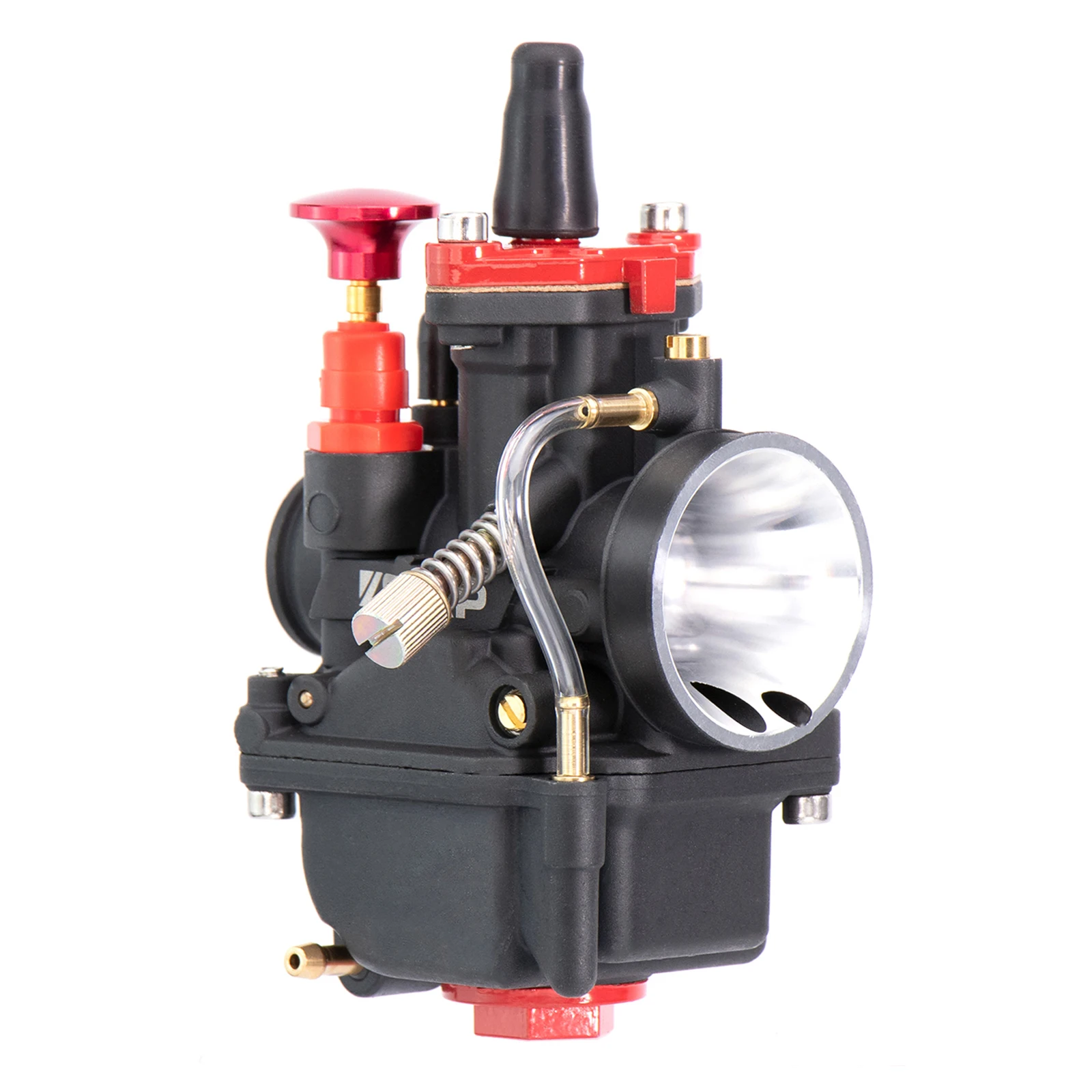 ALconstar PWK Carburetor for Scooters Moped 50-125CC Engine samll size 15/17/19/21/23mm Black With Power Jet for scooters, Moped