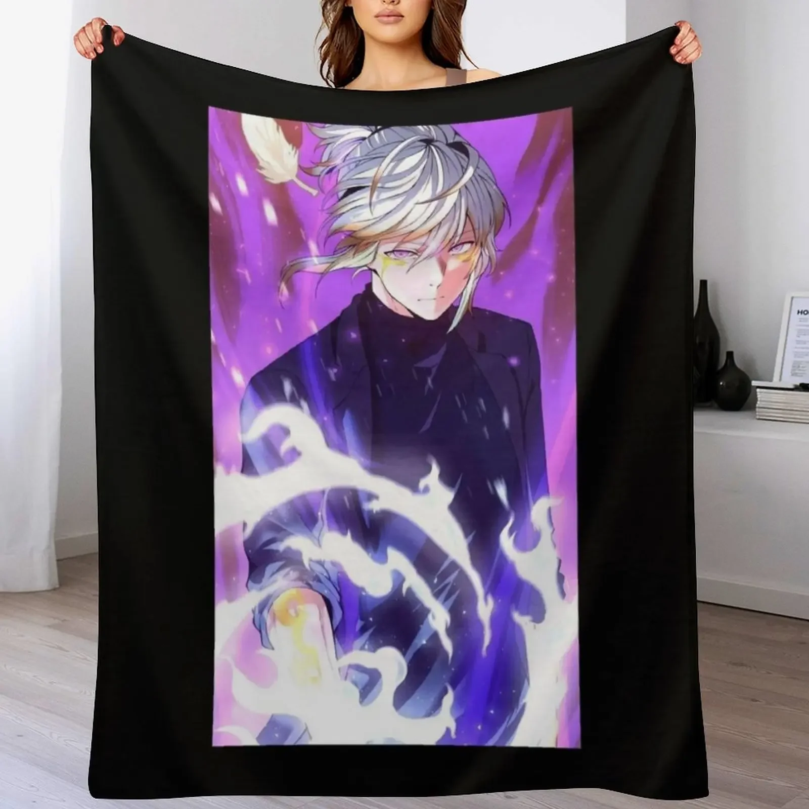 

the beginning after the end Throw Blanket Cozy Light Blanket for Travel Camping Picnic