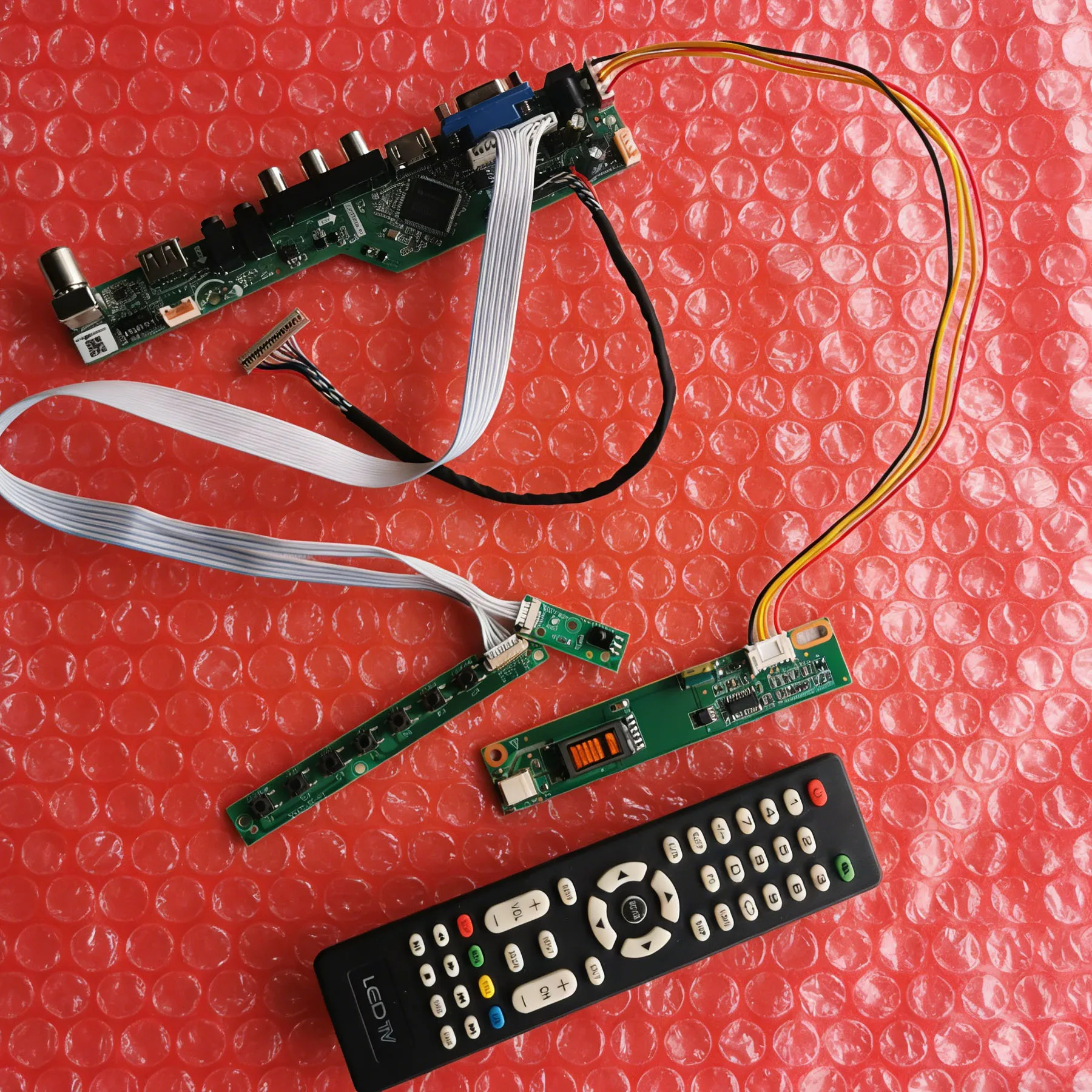 

LCD Display Drive Controller Board Fit N121I1 N121I9 N121I3 N121IA 1-CCFL 1280*800 1280x800 USB+AV+VGA+HDMI 20 Pins LVDS DIY Kit