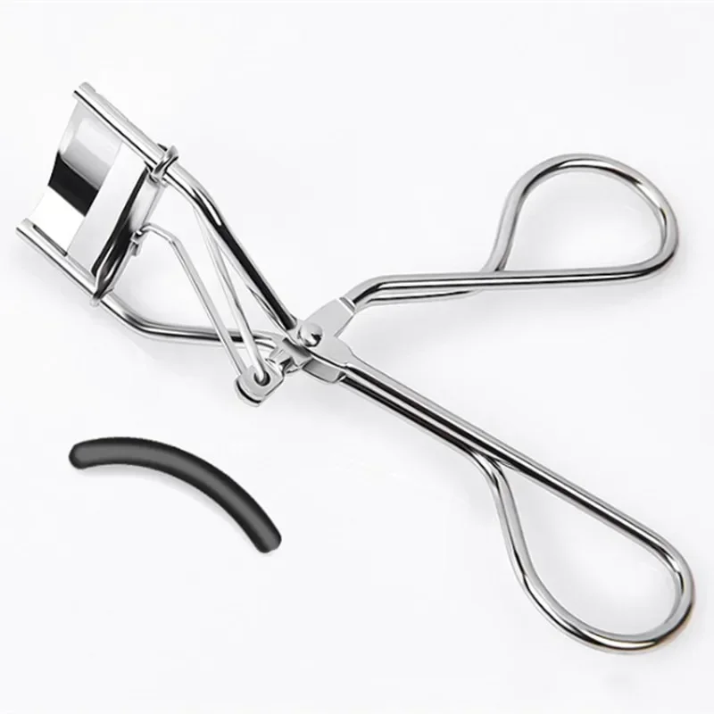 1pc Black/Silver White Curl Eyelash Curler Stainless Steel Eyelash Cosmetic Makeup Eyelash Curler Curling Eyelashes Tool