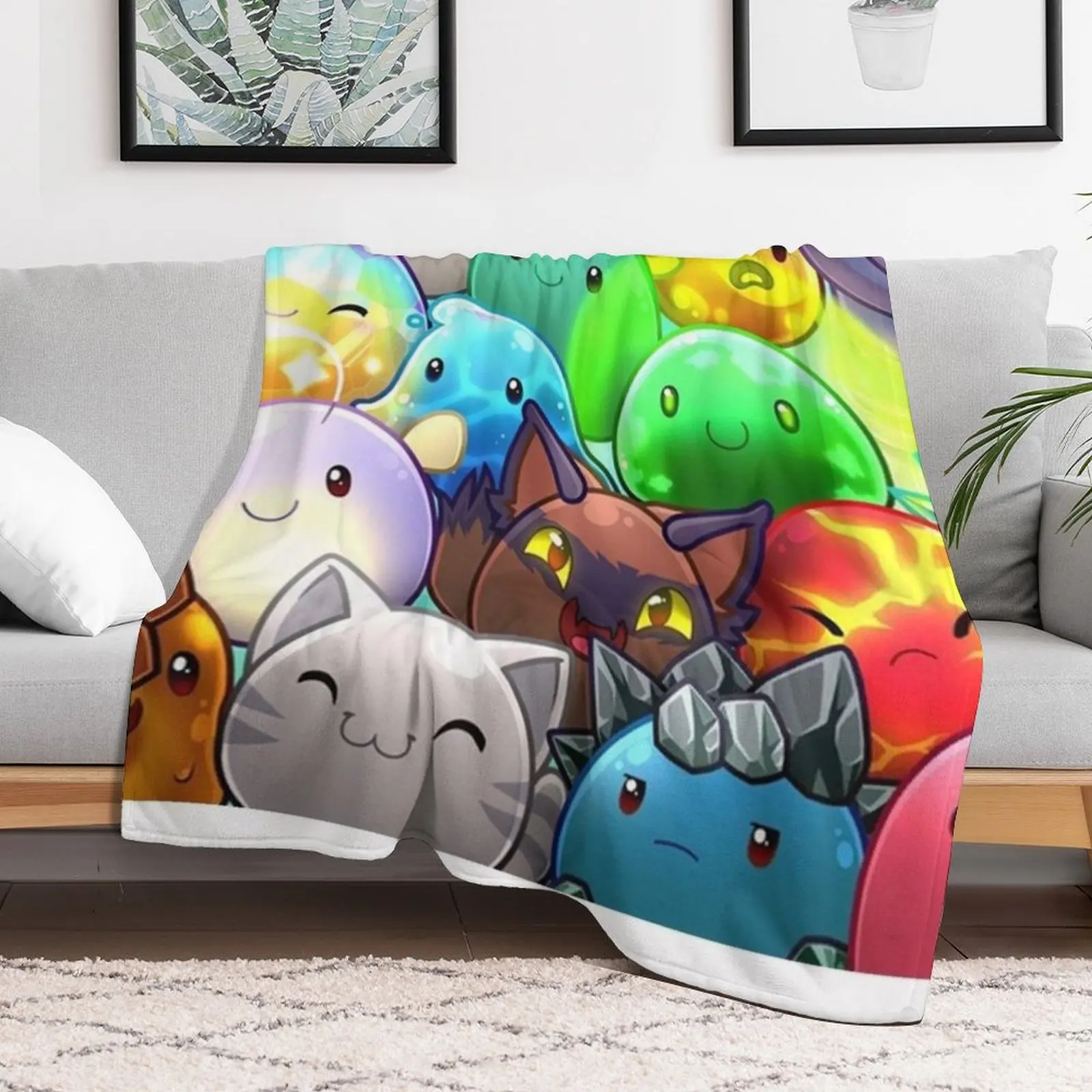 New Slime rancher Throw Blanket Giant Sofa warm winter Soft Blankets