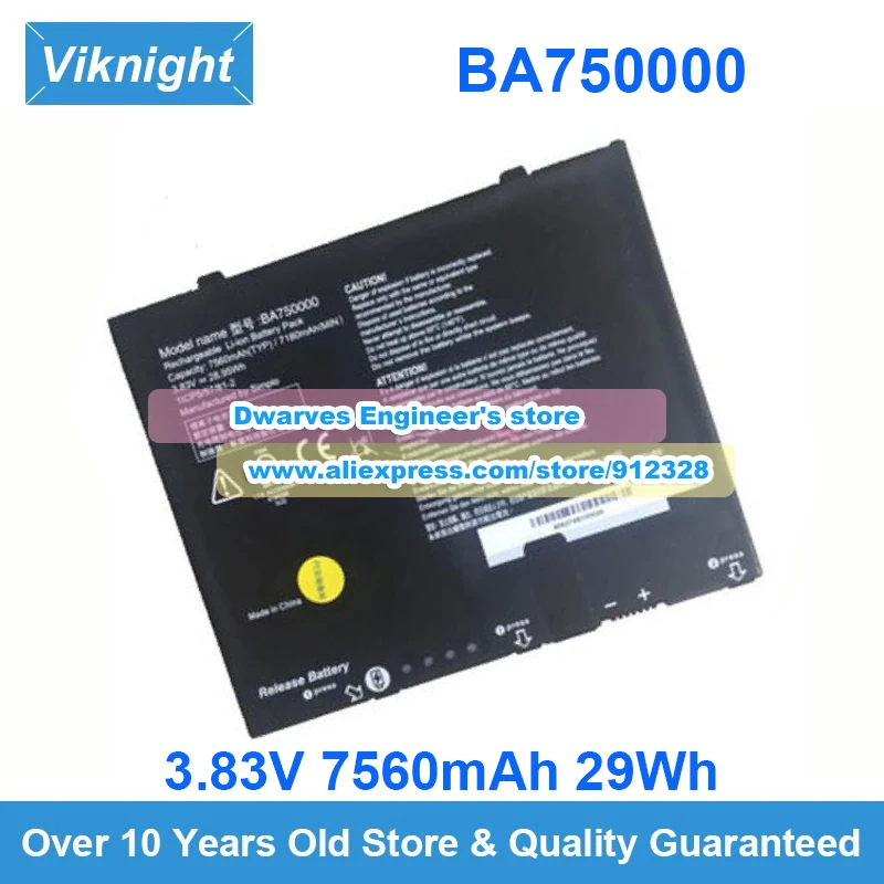 

Genuine BA750000 Battery 3.83V 7560mAh 29Wh for Other Rechargeable Li-Polymer BatteryRechargeable Li-Polymer Battery