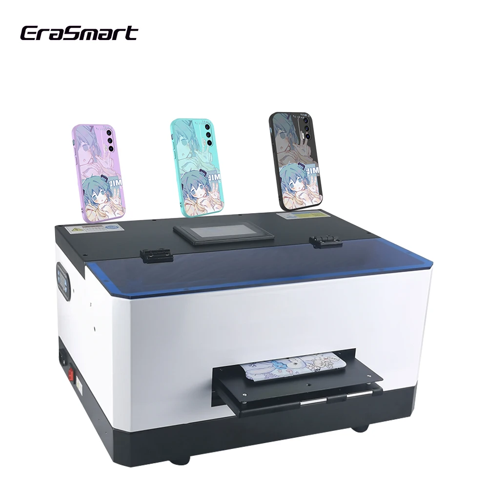 

EraSmart Impresora UV DTF Mini Size Flatbed Led Phone Case A5 Uv Printer For PVC TPU Mobile Cover